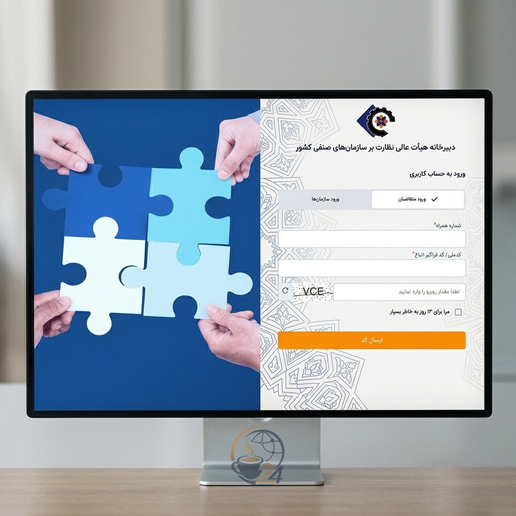 ثبت نام اشخاص حقیقی در سامانه نوین اصناف